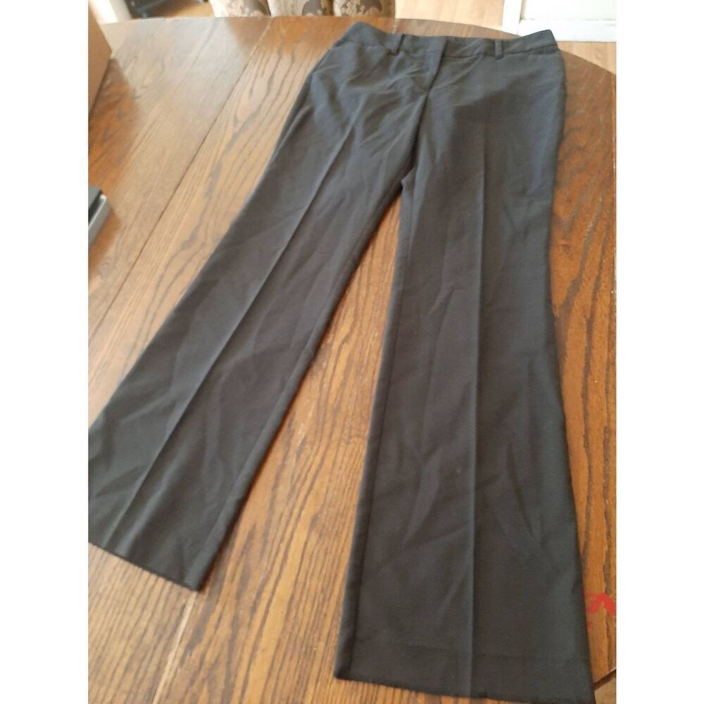 Size 4P Petite Ann Taylor Curvy Black Grey Dress Pants Trousers NEED REHEMED